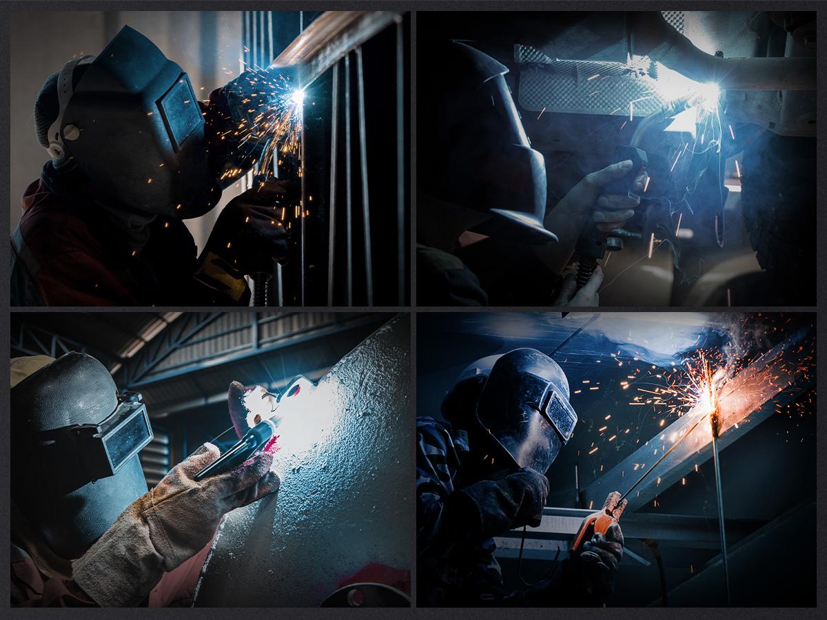 ARCCAPTAIN 135A MIG Welder, 2025 Newest [Large LED Display] 110V Welder Flux Core MIG, Lift TIG, Stick, 3 in 1 Welding Machine Gasless MIG Welder Machine 110V, IGBT Inverter Welder with Synergy, 2T/4T