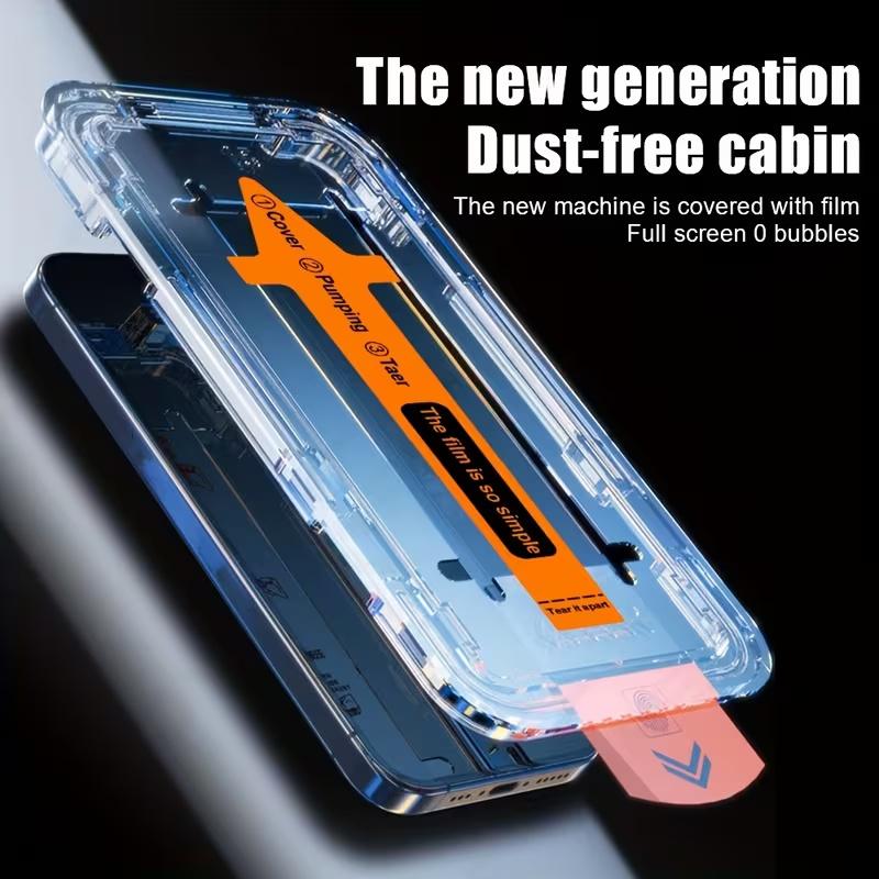 3-Piece Privacy Screen Protector Kit for iPhone 17 Pro Max/16 Pro Max/15 Pro Max Compatible with iPhone 17, 16, 15, 14, 13, 11, 12, XR Anti-spy phone film with dust removal tray, one-click application, speaker dust guard, full-screen coverage