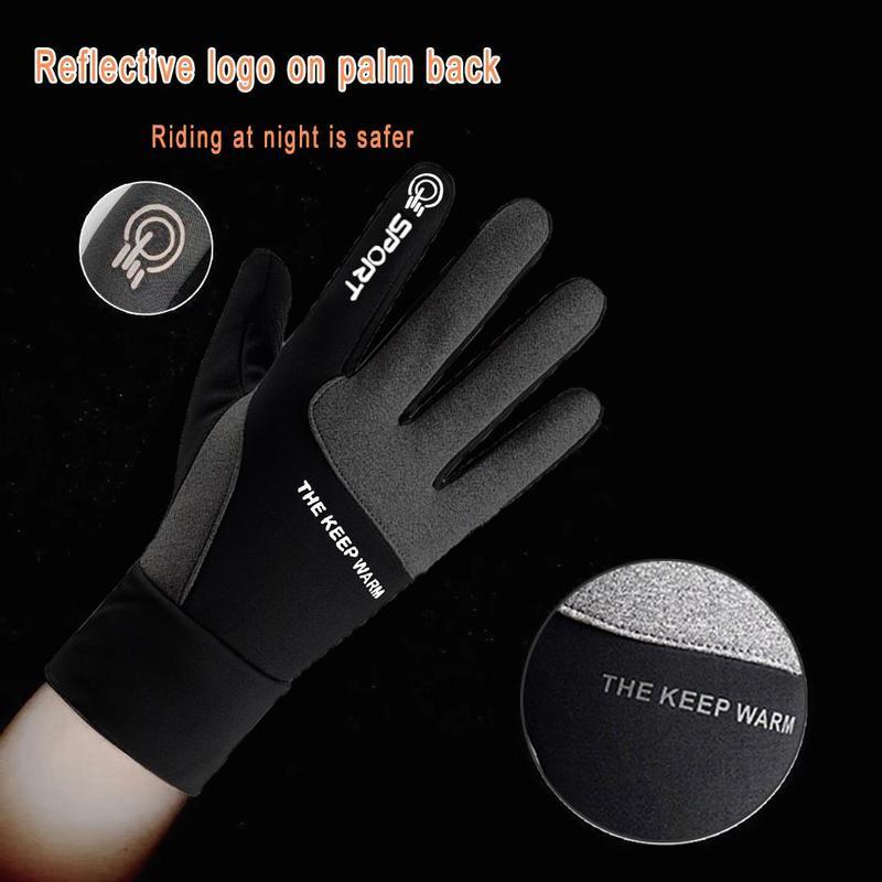 Winter Thermal Gloves / With Earmuff & Hat, Men & Women Touch Screen Water Resistant Windproof Anti Slip Heated Glove, Hands Warm For Hiking Driving Running Bike Cycling cycling  glove outdoor winter gloves for men