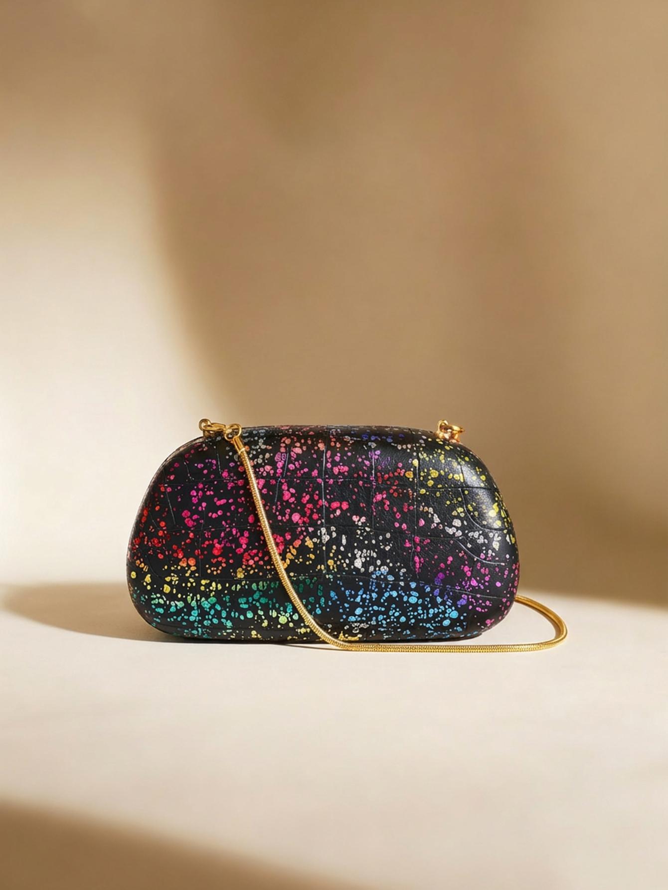 Women's Evening Bag, Crocodile Pattern Handbag, Handheld Bag Purse, Elegant Simple Party Purse, Fashion Accessories for Weddings, Christmas, Birthdays, Ideal Gift