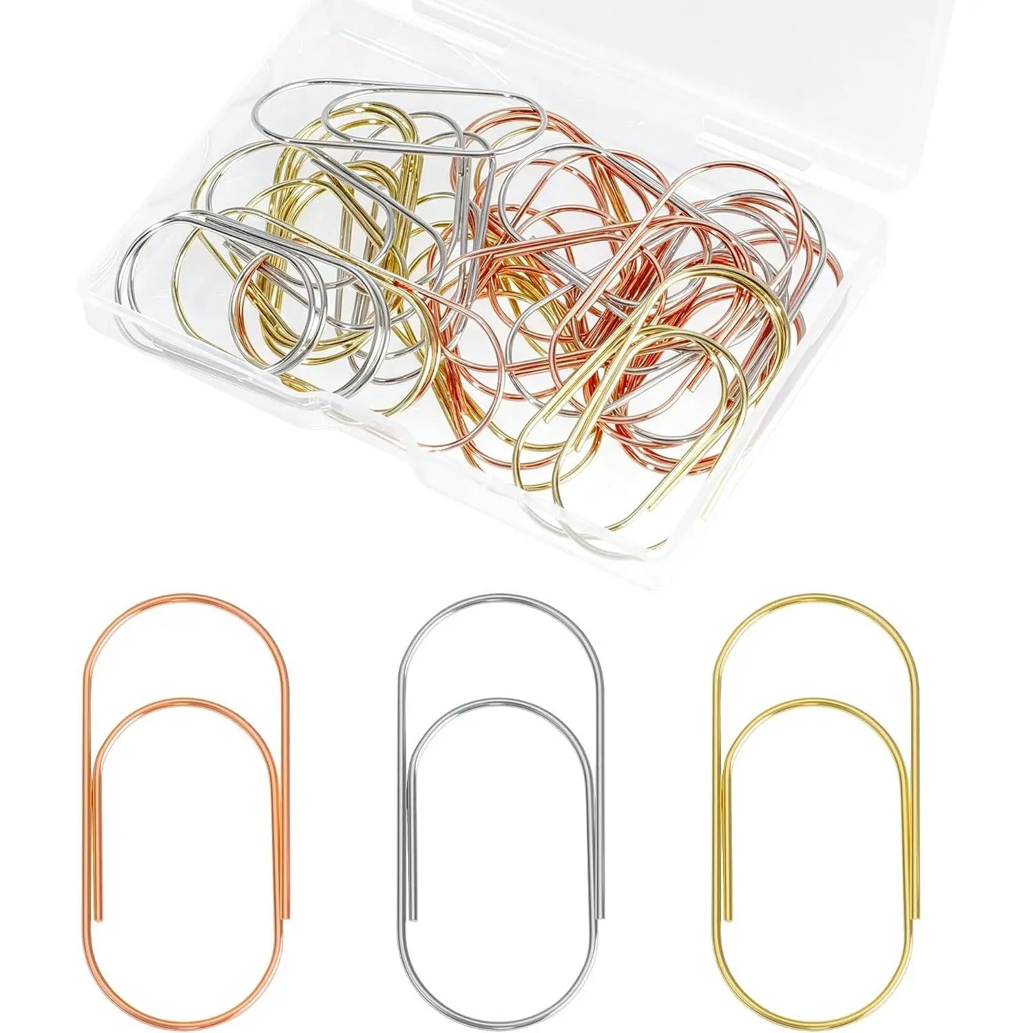 30 count   Paper Clips, 2 Inch Large Paper Clips
