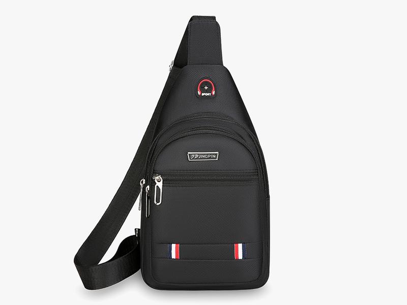 NYRAT Casual Small Multipurpose Crossbody Sling Backpack Waterproof Sling Gym Bag Travel Hiking Chest Bag Daypack for Men Hole Headphone