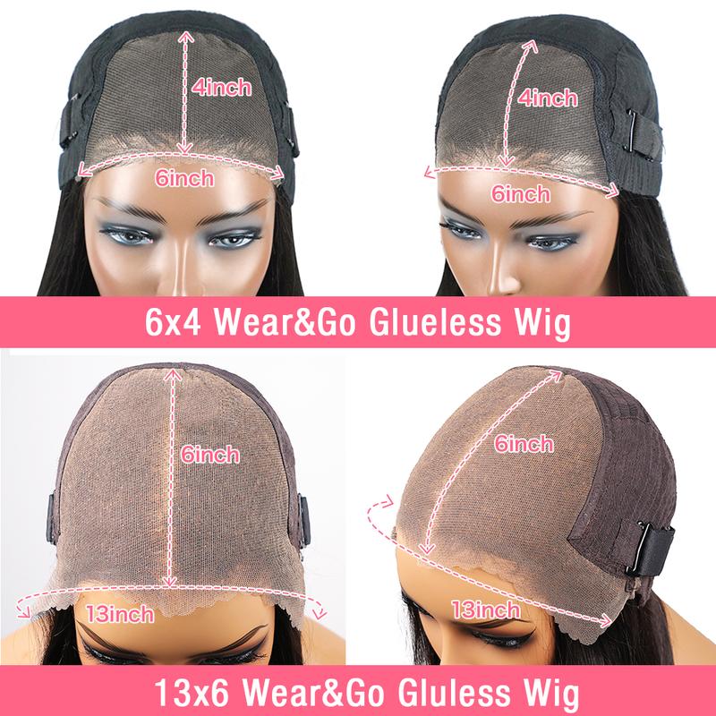 Simidola 13x6 Glueless Lace Yaki Kinky Straight Human Hair Wigs Ready To Wear And Go 6x4 Brazilian HD Lace Closure Wig Human Hair For Women Pre Plucked 200% Density