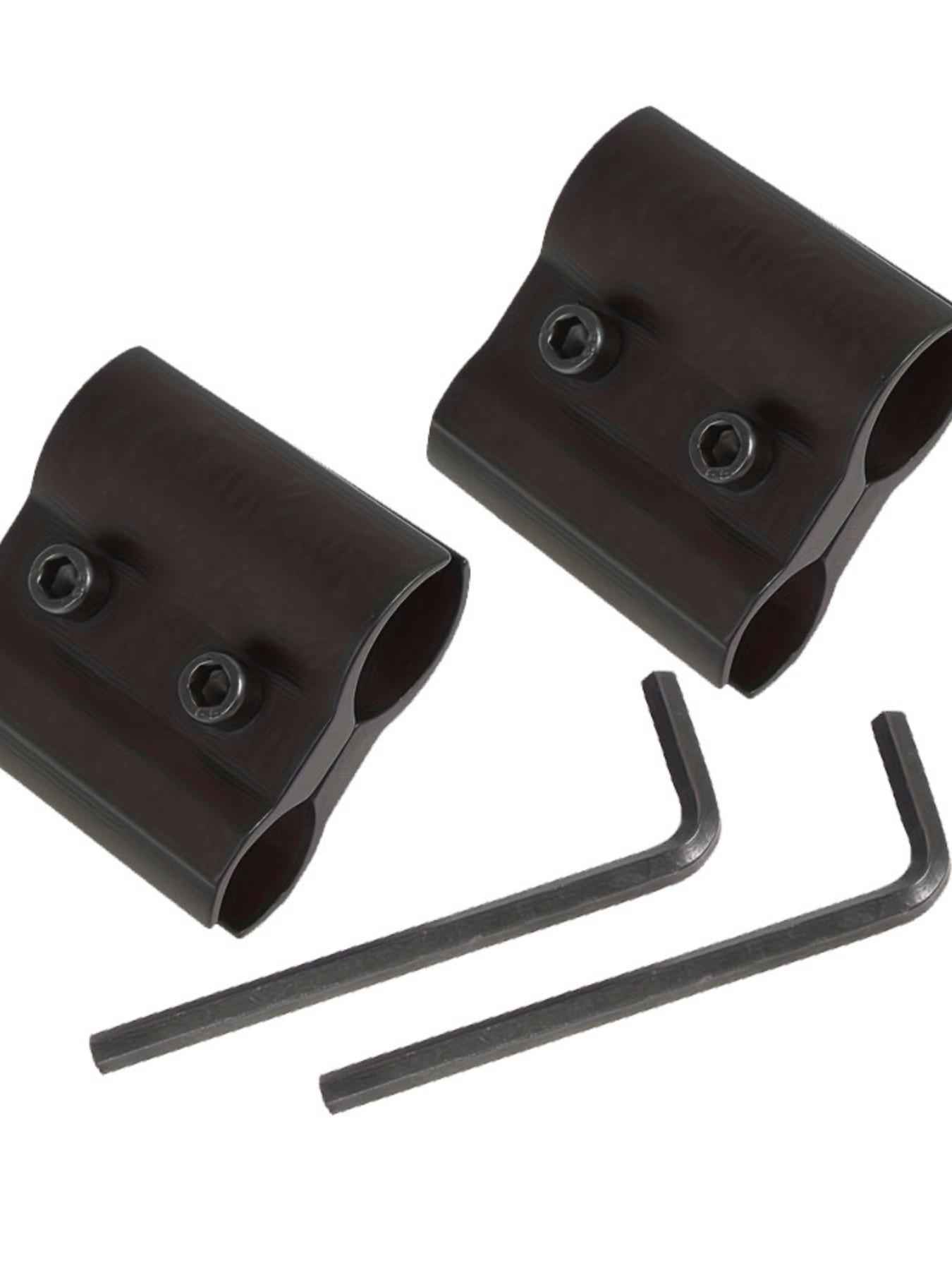 Outdoor Shooting Lantern Mount, Matte Dual Tube Aluminum Laser Scope Bracket, Sports Optics Holder, Durable & Reliable Design