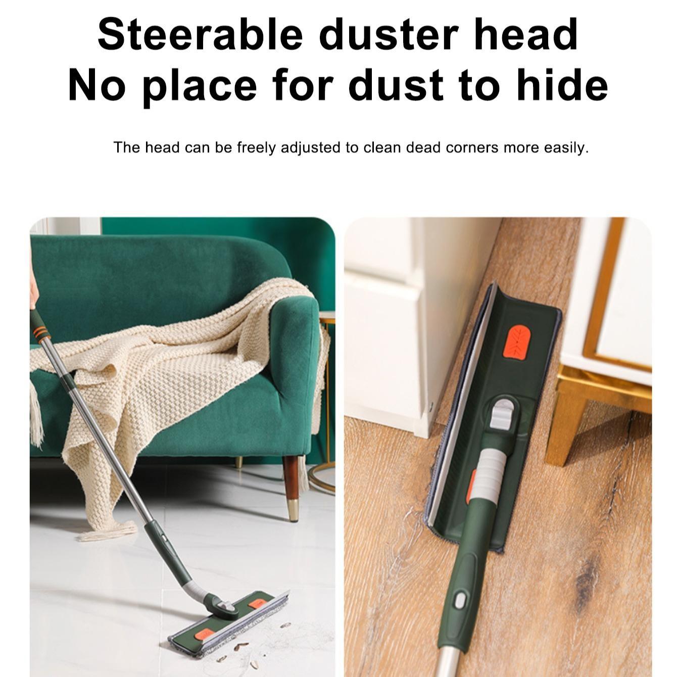 Window Squeegee Cleaner, Squeegee Scrubber, 1 Set Household Squeegee with Extension Pole, Telescopic Window Washing Equipment with Bendable Head, Glass Cleaning Tool