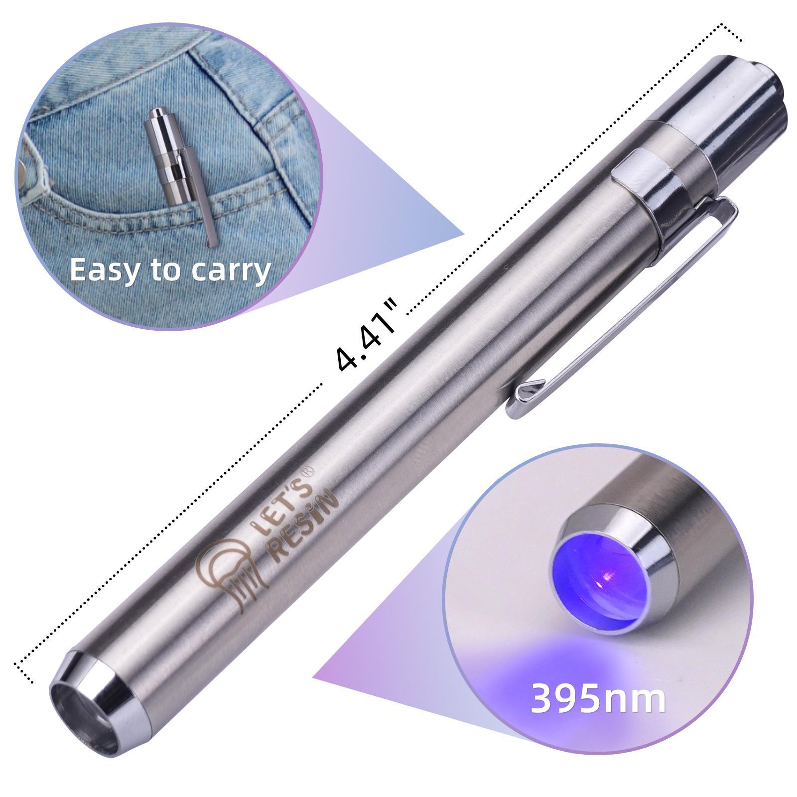 30g UV Resin Kit with UV Flashlight for Welding, Bonding&Curing in Seconds, Jewelry UV Glue Adhesive for Plastic Repair, Glass Light, Craft Decor - LET'S RESIN 30g UV Resin Kit with UV Flashlight for Welding, Bonding&Curing in Seconds, Jewelry UV Glue Adhesive for Plastic Repair, Glass Light, Craft Decor - LET'S RESIN