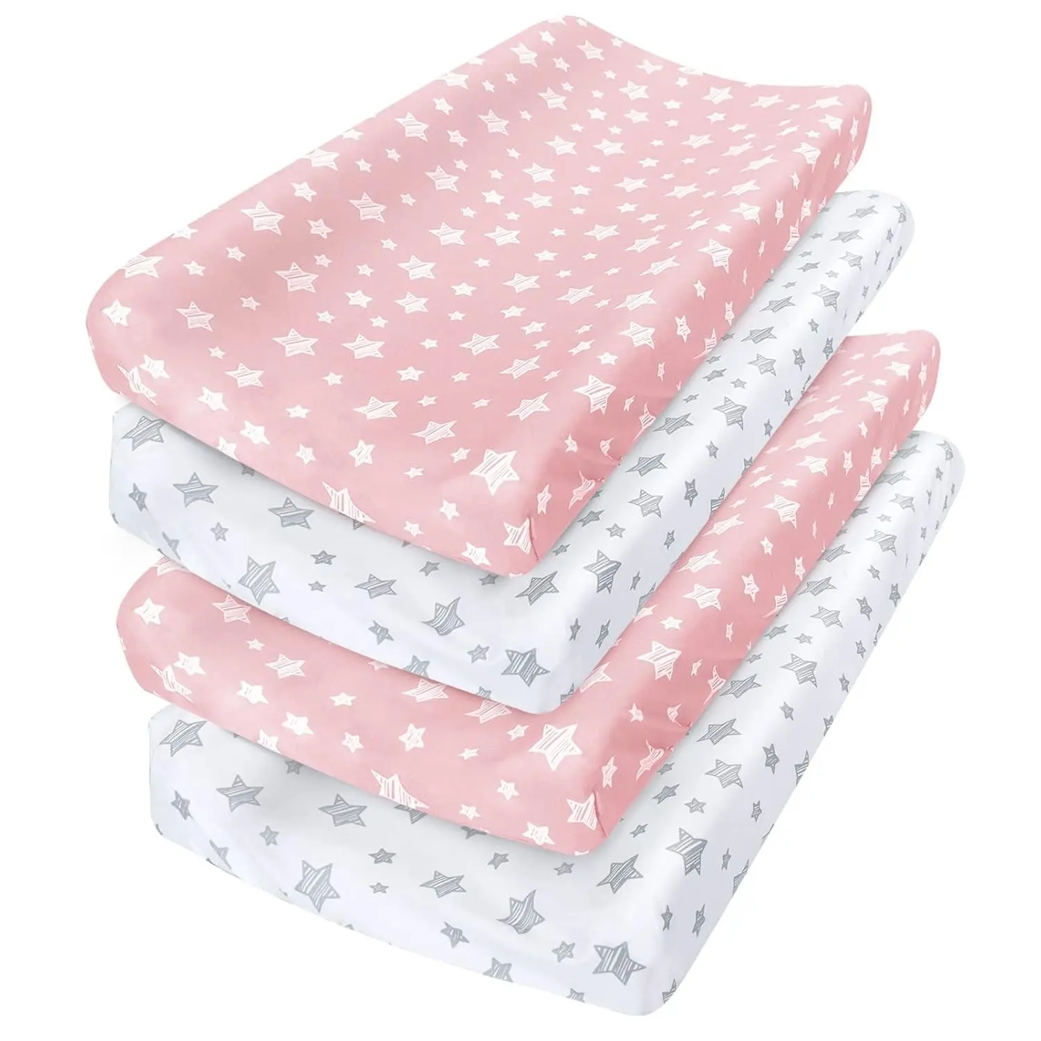 White&pink (Pack of 4)