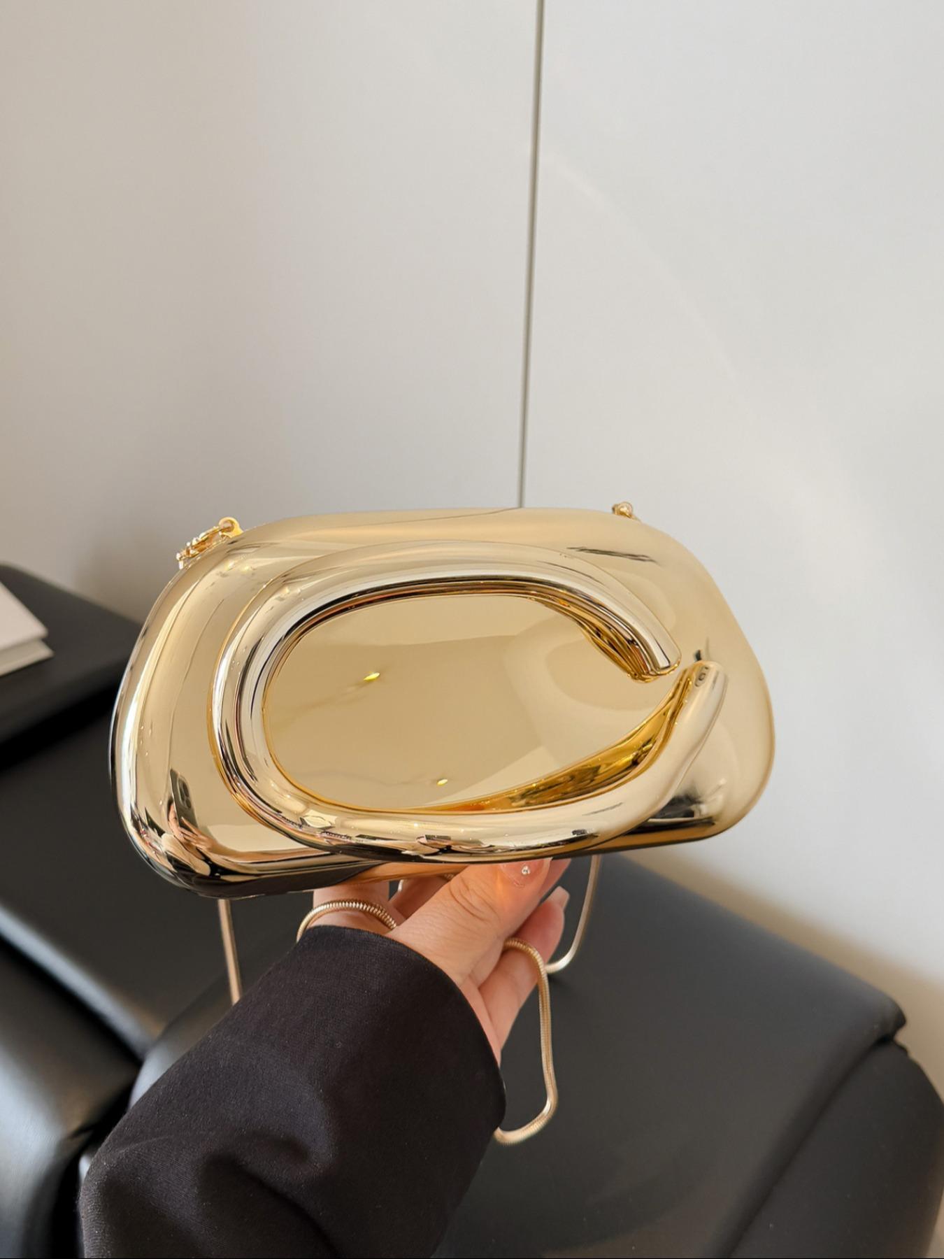 Elegant Women's Chain Strap Evening Bag, Stylish Handbag for Parties, Christmas Gift Shoulder Crossbody Bag, Perfect for Holiday Events, Elegant Bags