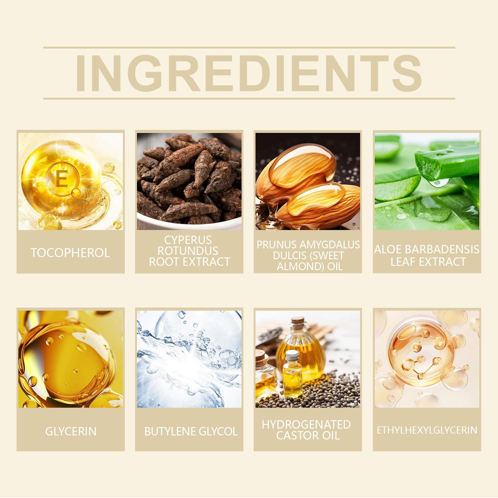 Herbal Hair Removal Care Oil, Gentle Hair Cleansing, Smooth Skin, Aloe Vera Extract, Soothes Sensitive Skin After Shaving