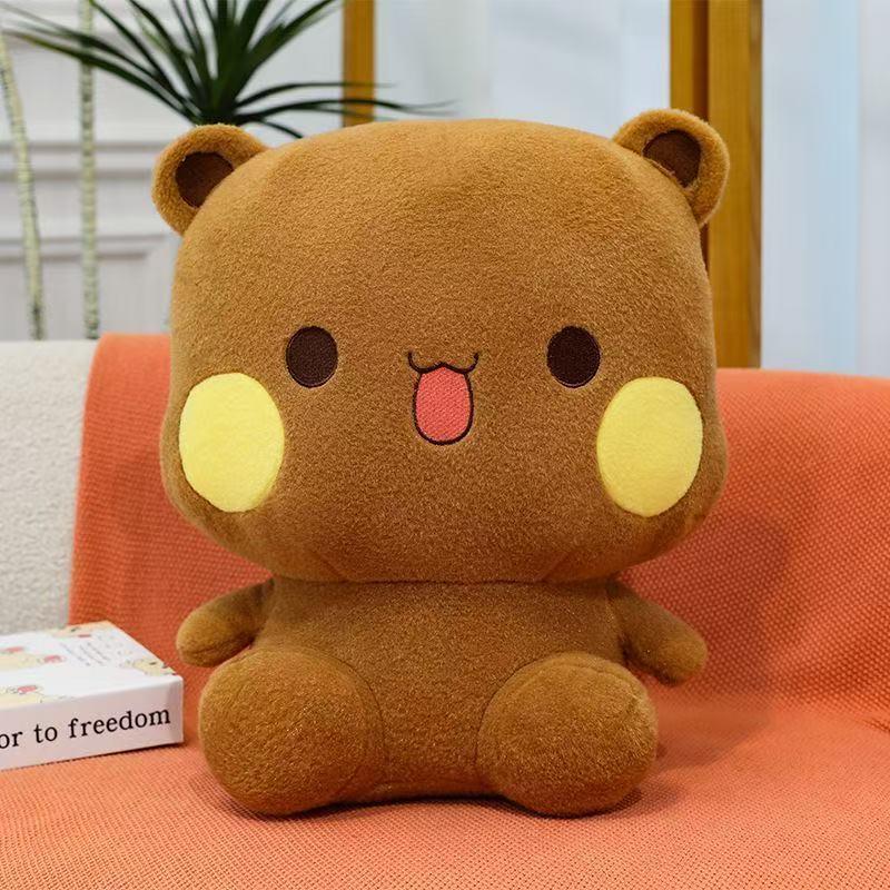 Cute Bubu Dudu Plush Toys Yier Panda Bear Stuffed Dolls Kawaii Animal Plushies Soft Toy Sleeping Dolls Home Bed Car Decorations