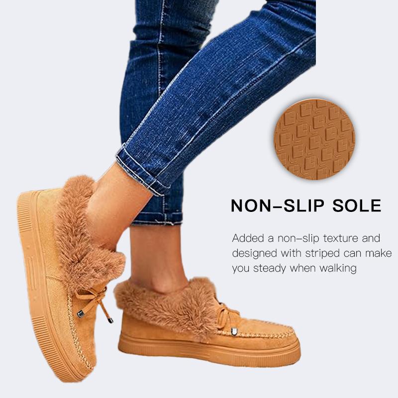 Imily Bela Women's Platform Warm Moccasin Slippers Slip On Loafer Plush Shoes Anti Slip Flat Walking Loafers Faux Fur Snow Boots Soft and comfortable suede slippers for women Christmas Footwear Imily Bela Women's Platform Warm Moccasin Slippers Slip On Loafer Plush Shoes Anti Slip Flat Walking Loafers Faux Fur Snow Boots Soft and comfortable suede slippers for women Christmas Footwear