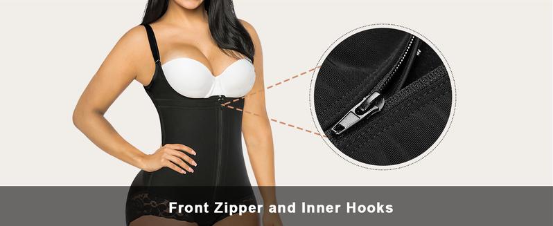 YIANNA Fajas Colombianas Shapewear for Women  Tummy Control Shapewear Butt Lifter Bodysuit