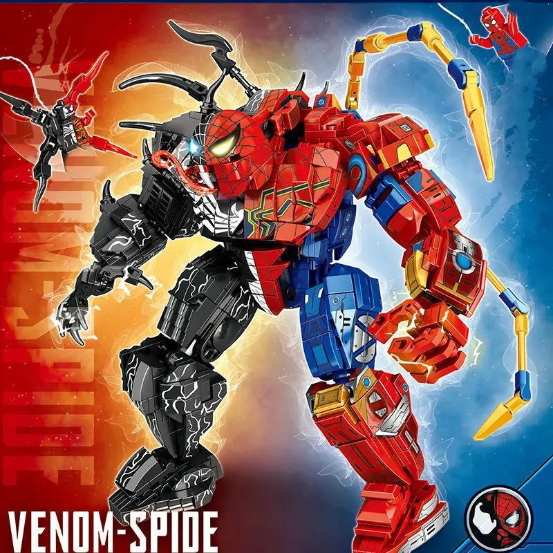 Lewan 2077 Steel Mech American Team Killer Assembled Building Blocks Boy Toy Gift Compatible with Lego