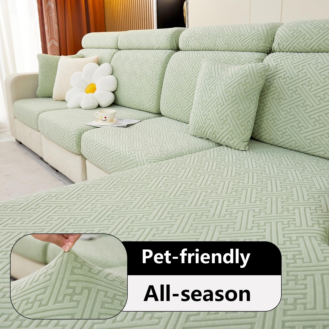 Dance Series Sofa Cover, Reusable All-Season Dustproof Cat Scratch Guard, High Wear Resistance, Non-Shedding Sofa Protector