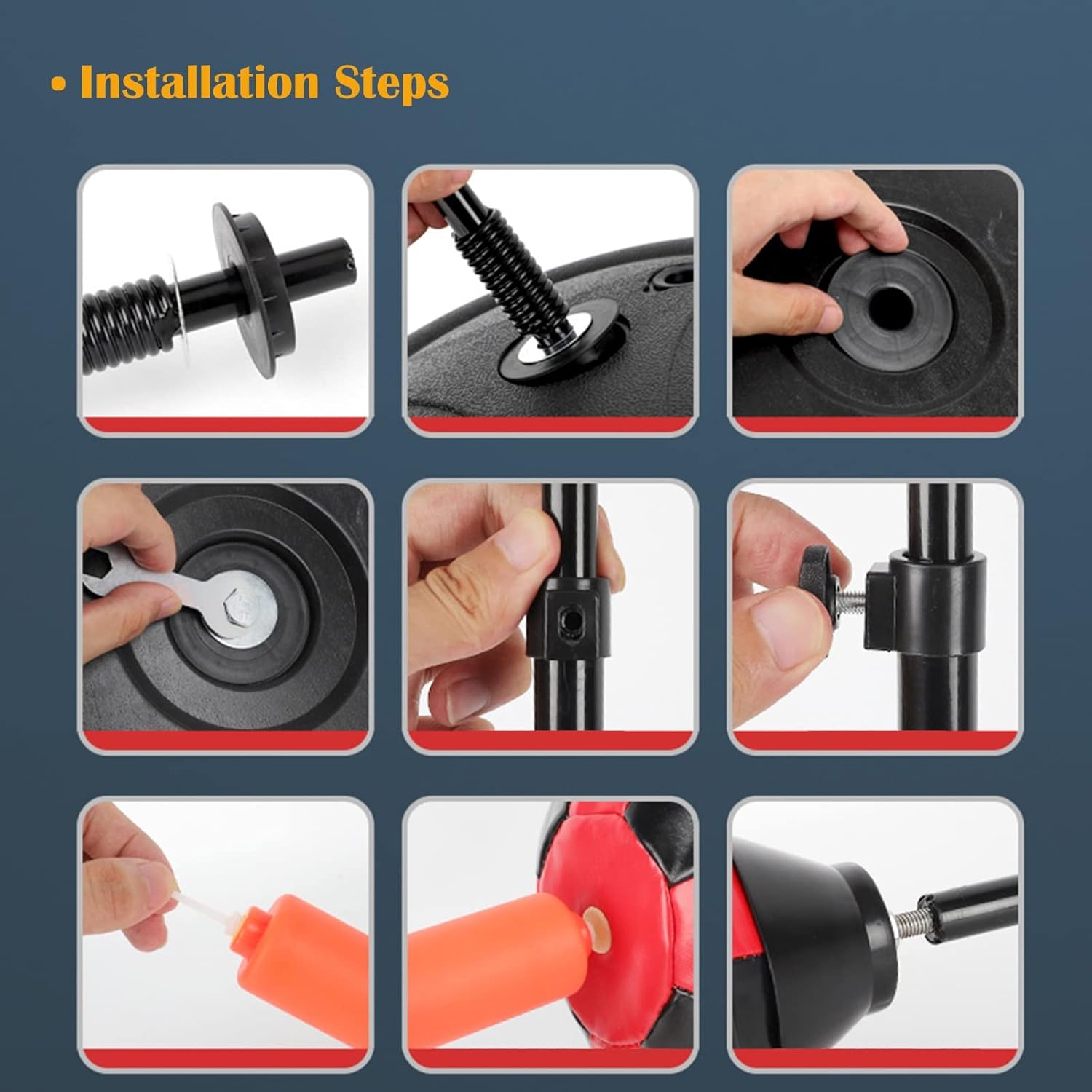 Boxing Sandbag Outdoor & Indoor Toy Boxing Equipment, Speed Reaction Training for Kids Aged 3-9, Home Use Punch Ball