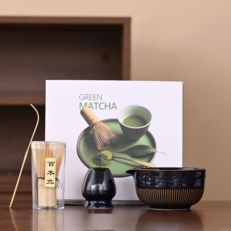Japanese Matcha Set, Chasen Tea Whisk Kit, Song Dynasty Pointing Tea Tools, Stirrer Tea Ceremony Accessories, Traditional Tea Making Equipment