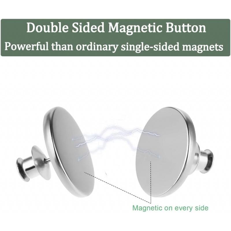 8 pairs Magnetic Curtain Clips, Light Blocking Curtain Magnets to Keep Curtains Closed, for Bedroom Home Office Draperies