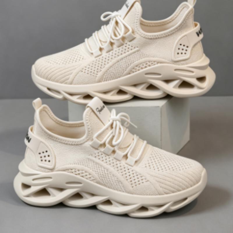 Fun Casual Sneakers for Women, Lightweight Breathable Work Sneakers, Retro Thick Sole Walking Shoes, Cute Shoes for Office Commute School, Chic Summer Fall Footwear, Black White Khaki Pink, US Sizes
