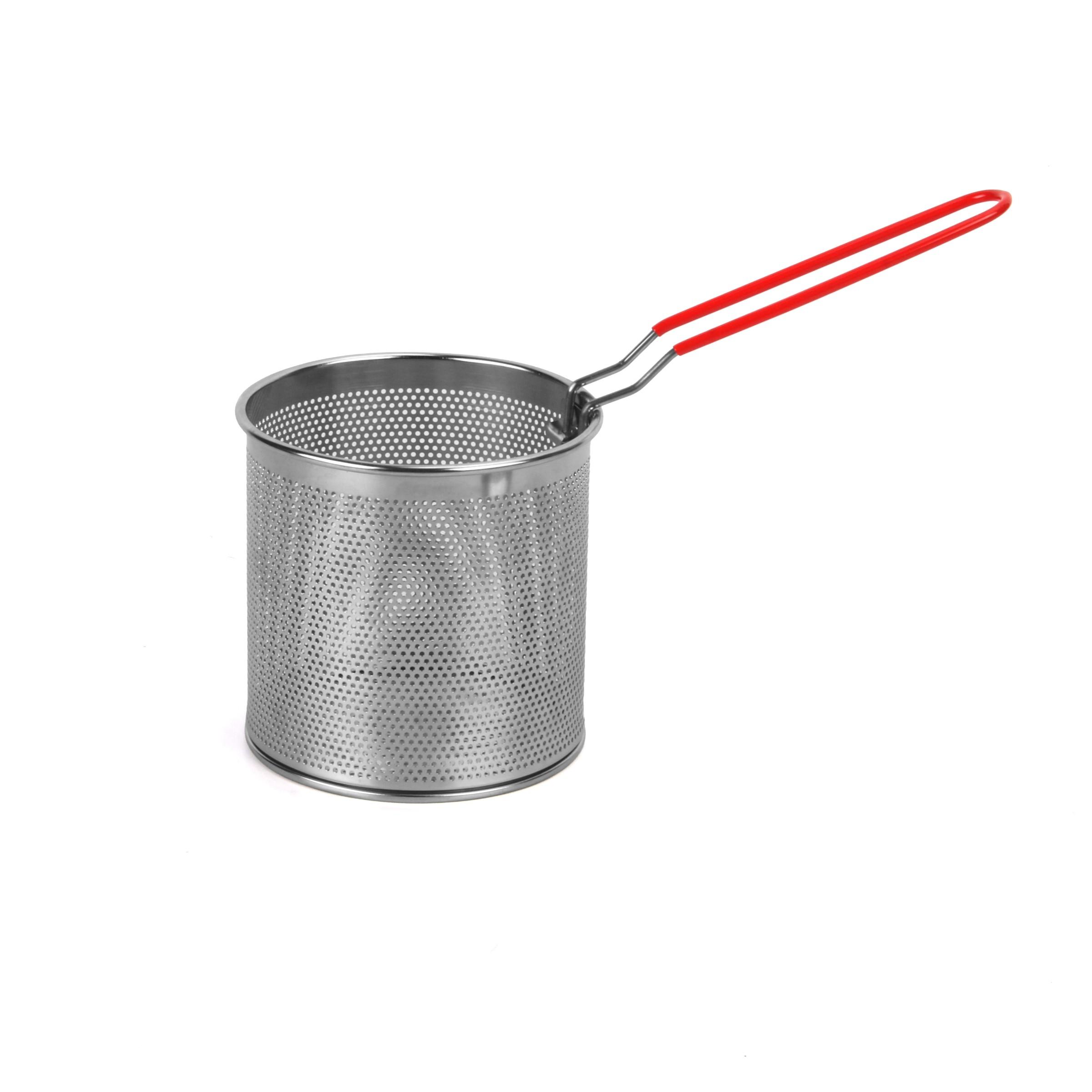 Stainless Steel Deep Fryer Pot with Filter Net, Small Home Use Mini Frying Pan, Multifunctional Outdoor Cooking Pot for Kitchen Camping Picnic