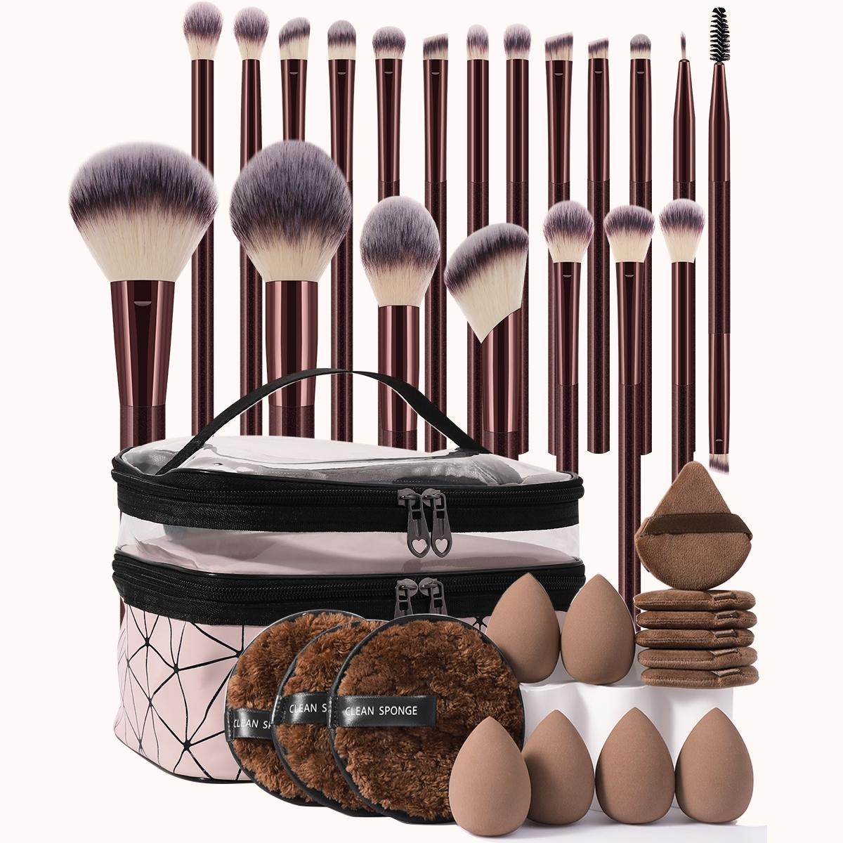 Best-Selling 56-Piece Women's Makeup Set Includes Makeup Brushes, Beauty Sponges, Wash Bag, Perfect Makeup Look, Makeup Brush Kit