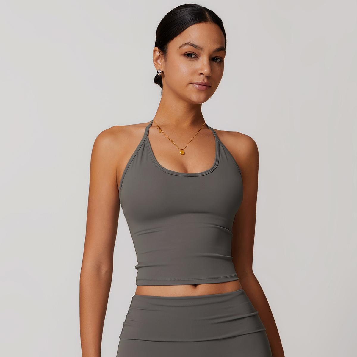 MASKERT Women's Yoga High Elasticity Tank Top Buttery Soft Home Commuting Activewear for Yoga Gym & Fitness MASKERT Women's Yoga High Elasticity Tank Top Buttery Soft Home Commuting Activewear for Yoga Gym & Fitness