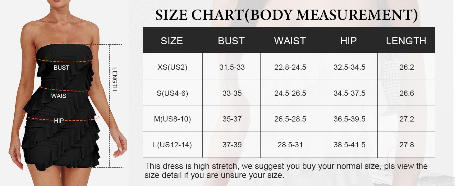 HOCILLE Stretchy Mesh Ruffle Mini Dress - Sexy Strapless Bodycon Spring Date Night Outfit, Tummy Control Snatched Graduation Dress, Elegant Tube Top Party Clubwear for Women 2026 HOCILLE Stretchy Mesh Ruffle Mini Dress - Sexy Strapless Bodycon Spring Date Night Outfit, Tummy Control Snatched Graduation Dress, Elegant Tube Top Party Clubwear for Women 2026