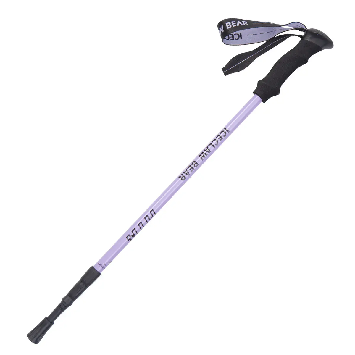 Ultra‑Light Telescopic Foldable Aluminum Trekking Poles, Anti‑Slip Outdoor Hiking Sticks