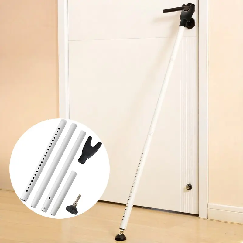 Push Pull Door Safety Bar, Adjustable Door Stopper, Enhances Home Security, Suitable for Sliding Doors, 1 Pack, Easy Installation