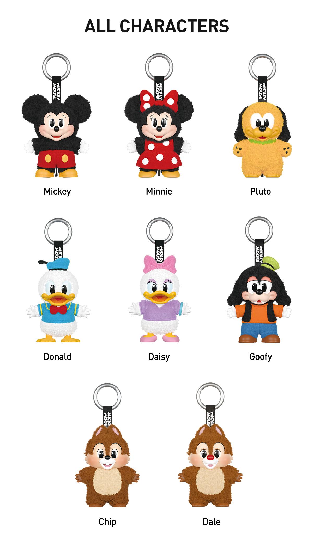 POP MART Mickey Family Cute Together Keychain Series Figures Blind Box, Collectible Toys POP MART Mickey Family Cute Together Keychain Series Figures Blind Box, Collectible Toys