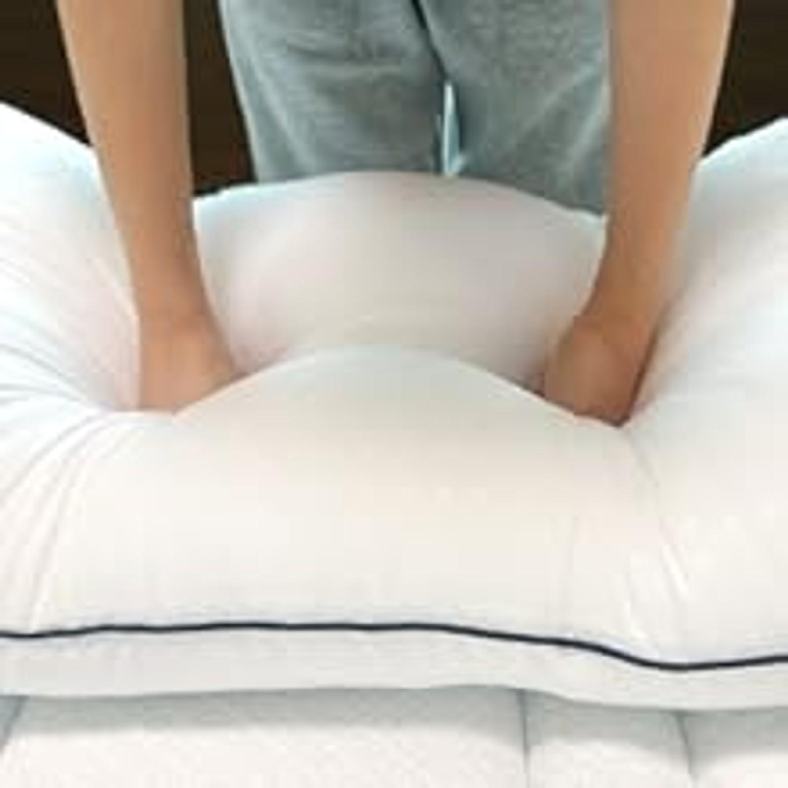 Standard Size Bed Pillows for Sleeping 4 Pack,Luxury Hotel Pillows,Comfortable and Supportive,Machine Washable,Suitable for Stomach,Back and Side Sleepers.