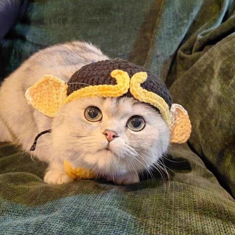 Cute Pet Hat for Cats and Dogs, Adorable Cat Hat, Fun Dog Hat, Perfect Accessory for Your Furry Friend, Stylish and Comfortable Clothing