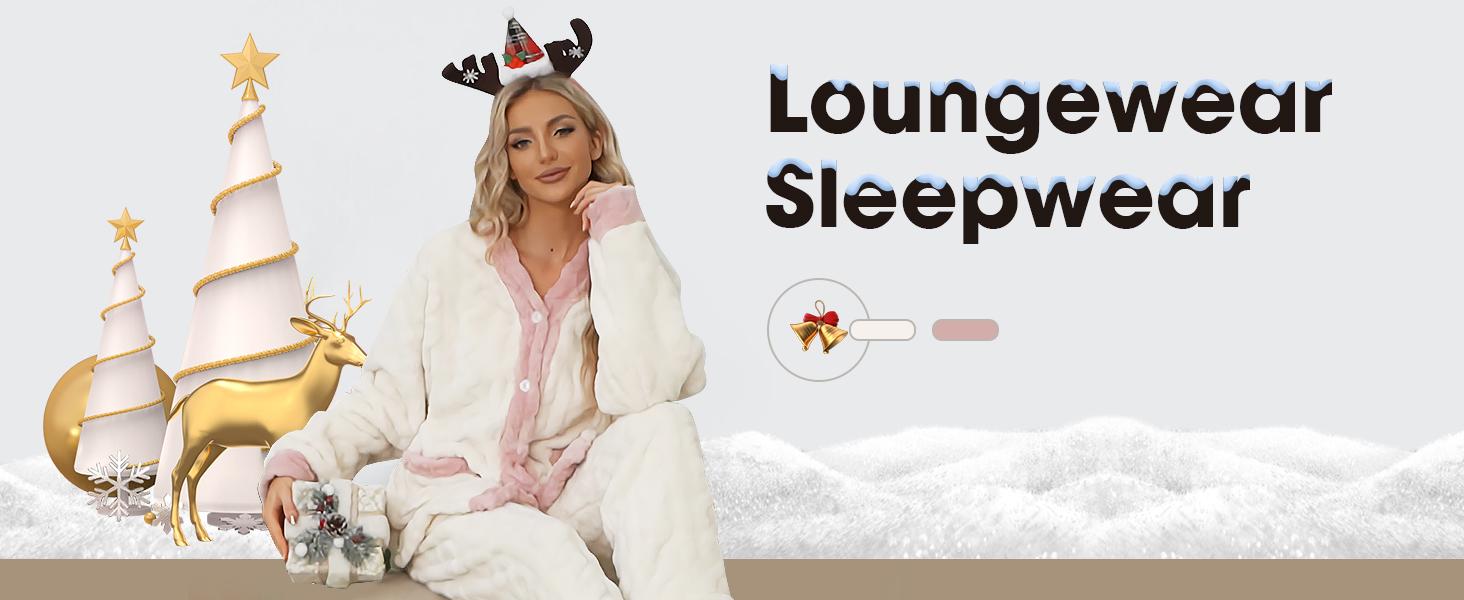 Women's Fluffy Fuzzy Texture 2-Piece Pajama Set - Long Sleeve Casual Buttoned Front Pullover, Pants, Soft Polyester Winter Basic Home Wear Nightwear #golden girl pajama family Women's Fluffy Fuzzy Texture 2-Piece Pajama Set - Long Sleeve Casual Buttoned Front Pullover, Pants, Soft Polyester Winter Basic Home Wear Nightwear #golden girl pajama family