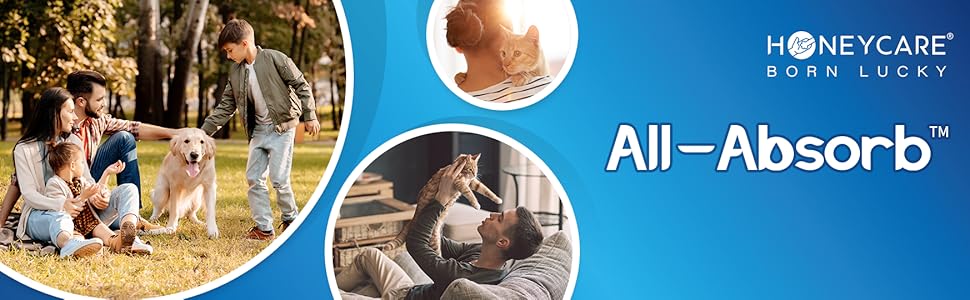 [S]HONEYCARE : All-Absorb Gigantic Dog and Puppy Training Pads, Incontinence Training Pads, Pee Pads