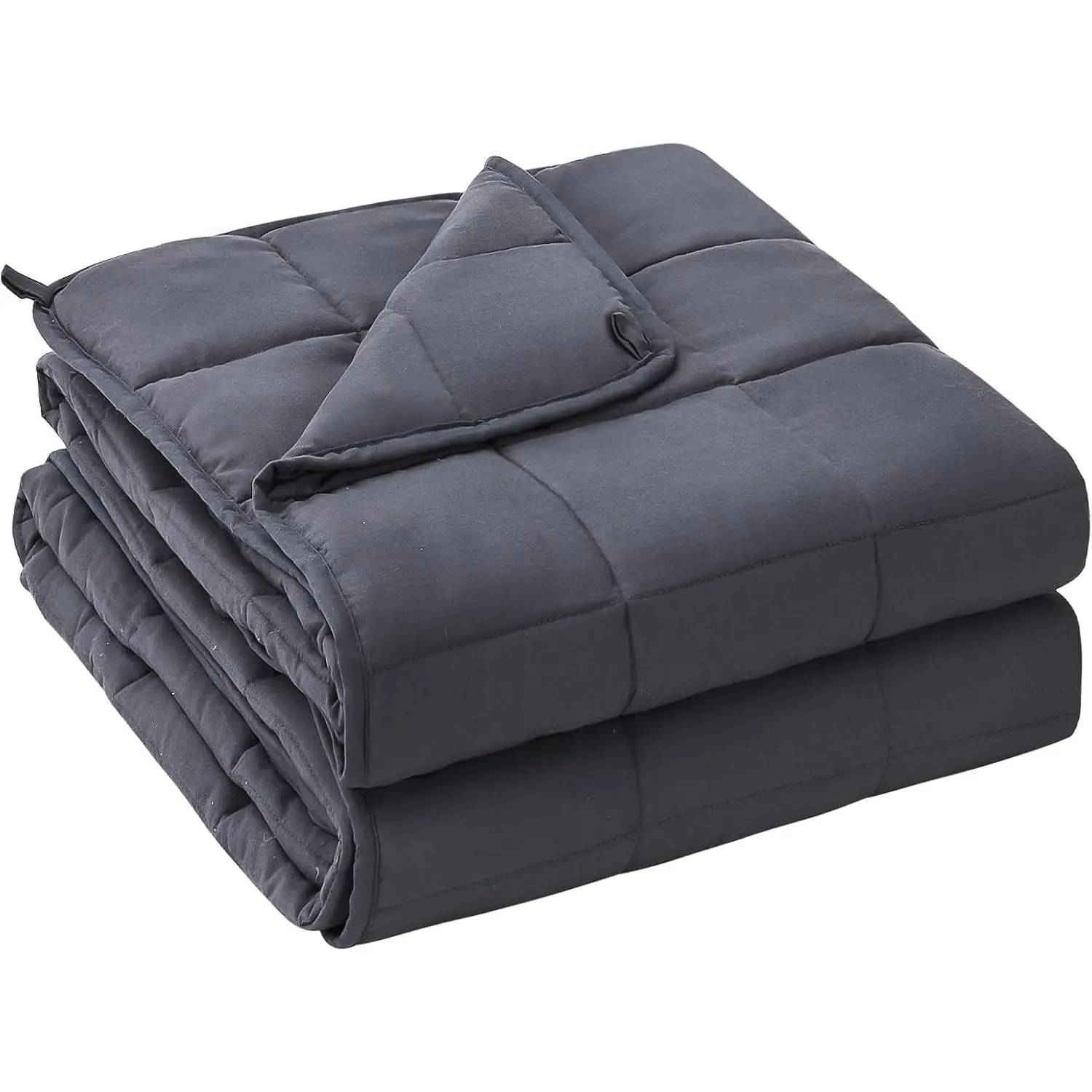 for Adults (20 lbs, 60" x 80", Grey) Cooling Blanket for Sleeping Perfect for 190-210 lbs, Queen Size Breathable Blanket with Bead, Machine Washable