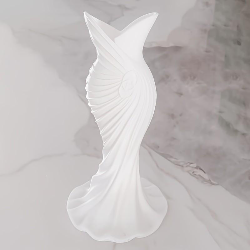 Elegant Dress Vase Decoration, High Fashion Home Decor, Standard Test Tube Holder, Artistic Vase, Bedroom Decor, Holiday Gift