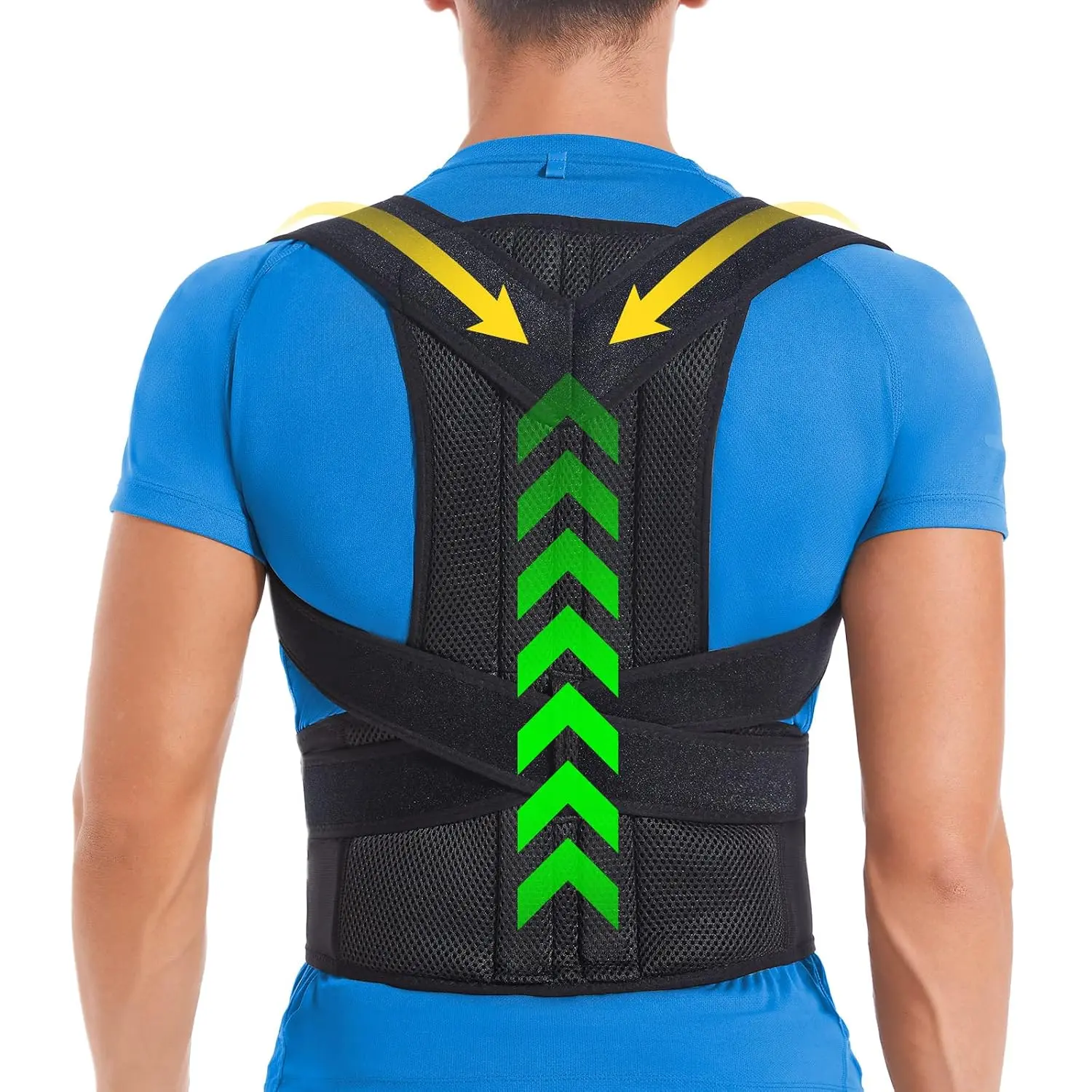 Back Brace Posture Corrector for Women and Men, Back Braces for Upper and Lower Back Pain Relief, Adjustable and Fully Back Support Improve Posture and Lumbar Support