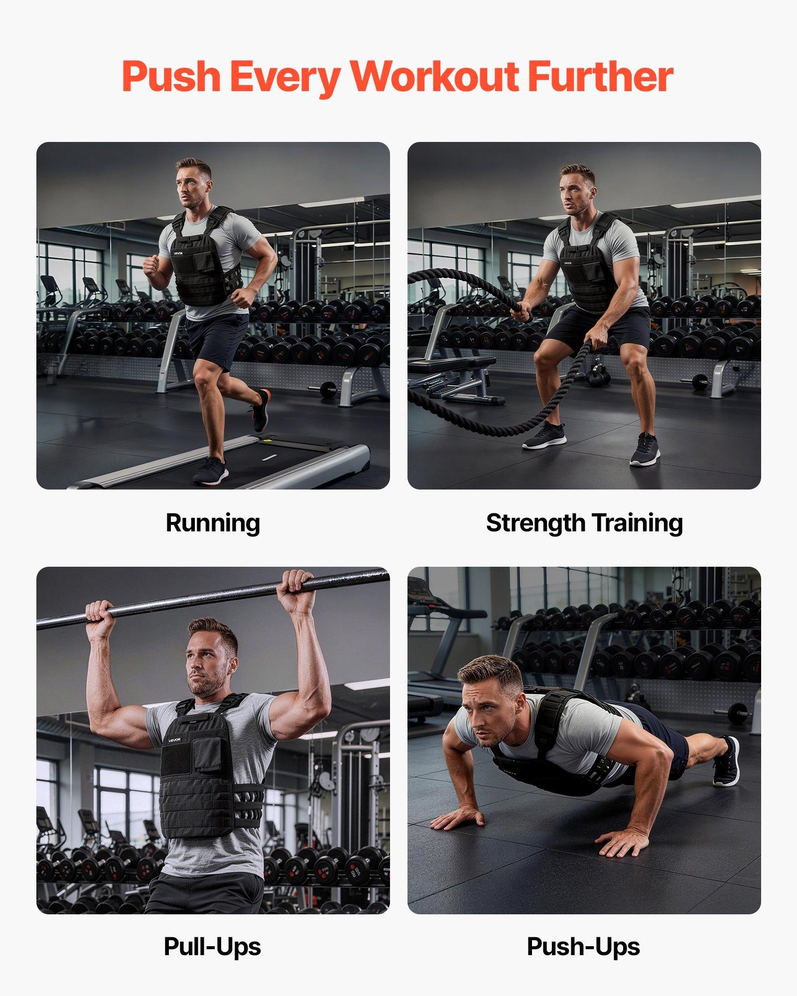 VEVOR Curved Weight Vest Plates, 5.75 LB Pairs, Premium Steel Tactical Weighted Plates for Vest, Ergonomic Design, for Strength Endurance Training, Running, Jogging, Fitness, Heavy Workouts