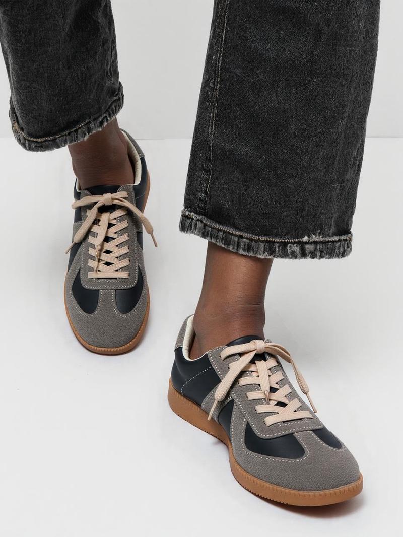 EVELLYHOOTD Men's Army Training Shoes Lace Up Casual Trainers Breathable Lightweight Non-Slip Sneakers Comfortable Running Style Shoes【Size Runs Small】