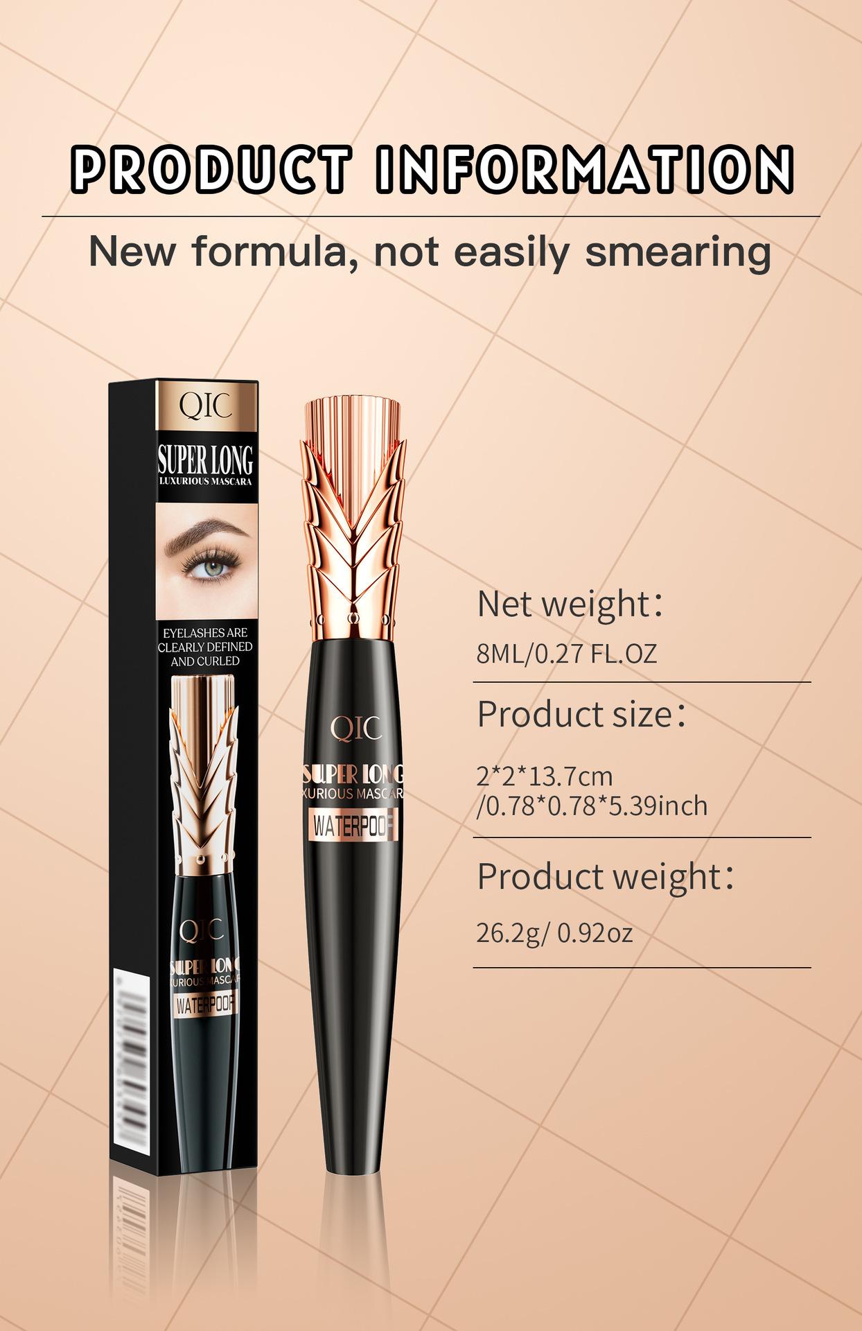 QIC Royal Crown Mascara 5D Fanning Effect for Sky-High Lashes! Achieve Length, Curl & Volume in One Swipe, The Secret to Fluffy Doll Lashes #mascara #makeuptok
