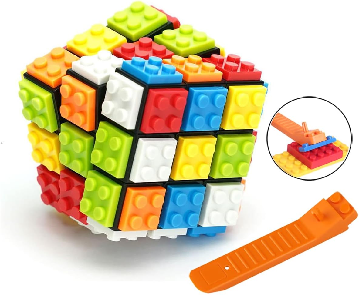 3x3 Speed Cube Stress Relief Fidget Toys Black 3x3x3 Magic Cube Puzzles Toy Sturdy and Smooth Cubes Toy Game Puzzle Toys for Kids and Adults