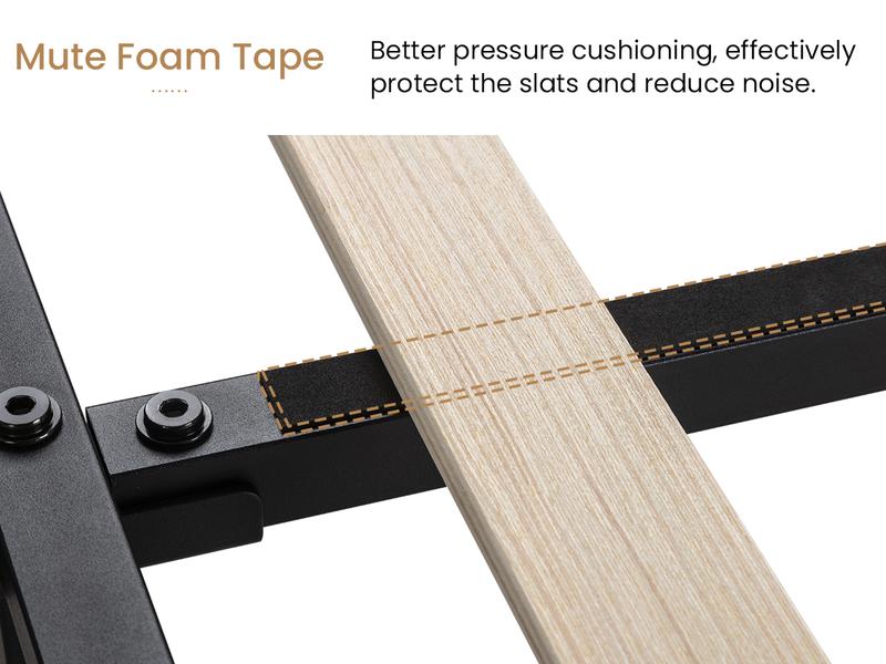 SHA CERLIN Platform Bed Frame with Upholstered Headboard, Wingback & Button Tufted Design,【Frame Only No Mattress】Full Queen King Size, No Box Spring Needed#ChristmasGifts#TikTokShopBlackFriday