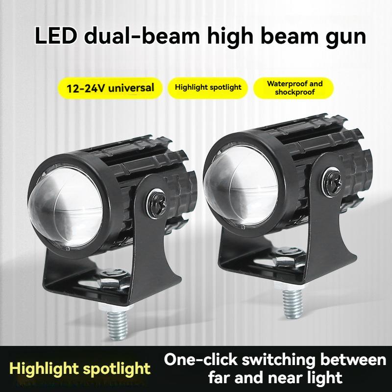 High Brightness LED Spot Lights Mini High Low Beam Driving Lamps, 12V-24V Universal Voltage, Superior Heat Dissipation, Enhanced Safety in Rainy & Foggy Days, Widely Compatible with Cars Trucks SUVs Vans ATVs UTVs and Most Vehicles