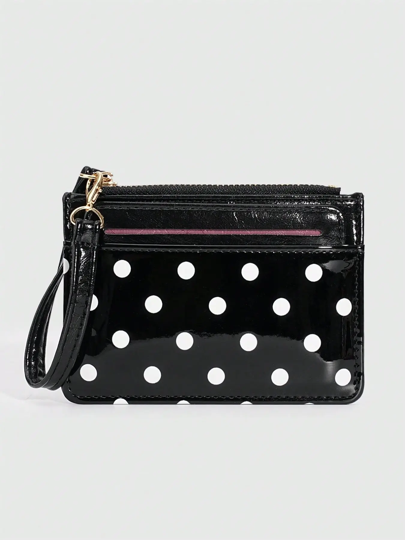 Y2K Polka Dot Coin Purse, Fashion PU Small Wallet, Fashionable Card Holder, Cute Dopamine Colorful Card Holder, Detachable Multi-Layer Thin Card Case, ID Organizer