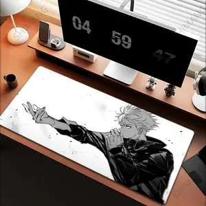 Satoru Gojo Laptop Accessories Keyboard Pad Desk Mat Set Up Gaming Mat Desk Pad Setup Gamer Mouse Pad Office Big Mousepepad