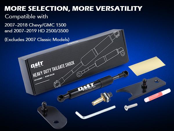 Orion Motor Tech Truck Tailgate Assist Compatible with 2009-2025 Dodge Ram 1500 2500 3500, Pickup Tailgate Lift Assist Kit 2009 2010 2011 2012 2013 2014 2015 2016 2017 2018 2019 2020-2025 Dodge Ram