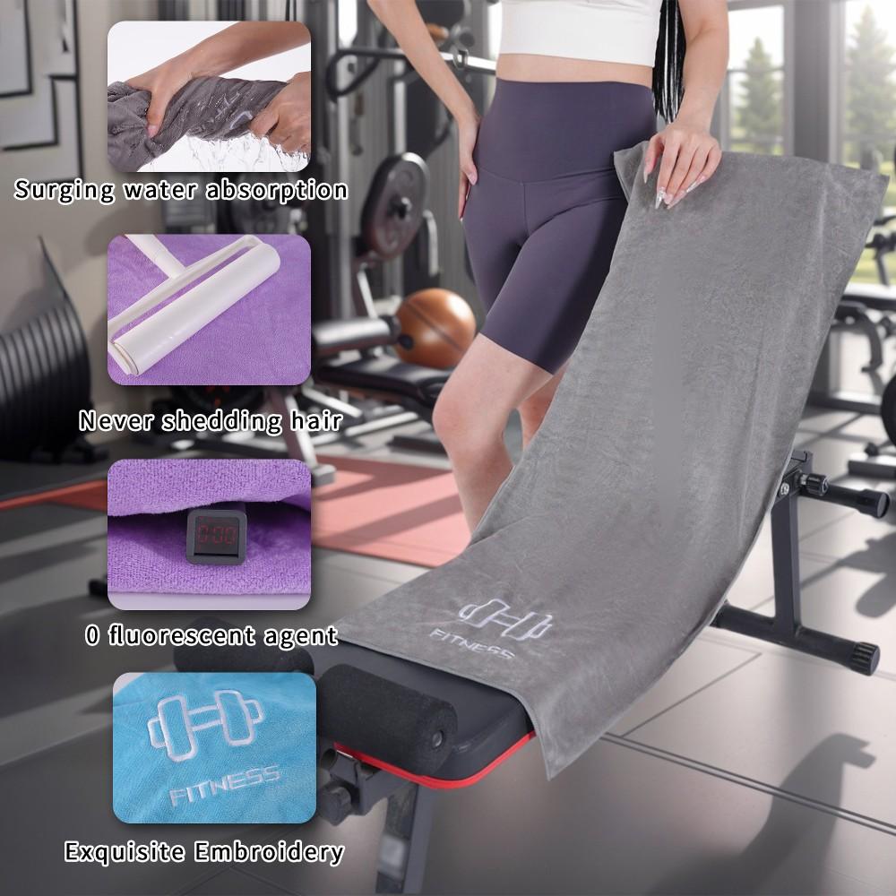 1pc Extra Large Sports Mat Towel Suitable for Training - Quick-Dry Microfiber Gym Towel, Yoga and Pilates Towel, Large Workout Mat for Dumbbell & Equipment, Ideal Fitness Gift, Machine Washable, Fitness Accessories