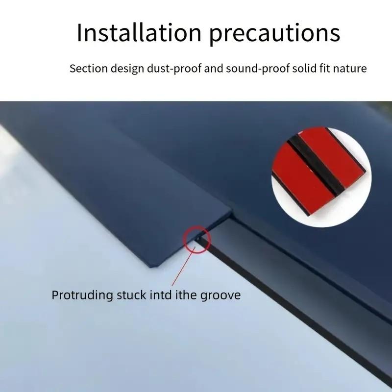 Car Rubber Seal Strip, Edge Seal for Car Roof Windshield, Window Seal Protector, Automotive Rubber Sealing Gel, Essential Car Accessories