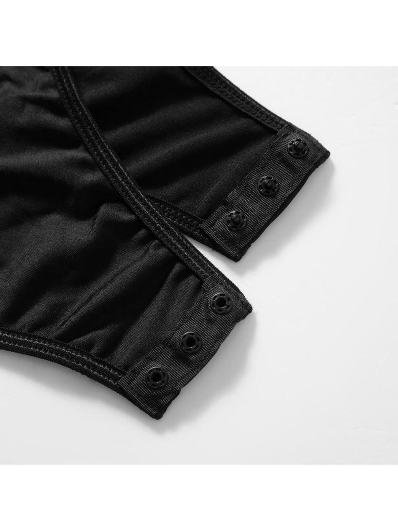 Women's Bodycon Jumpsuit, Cross-Back Shapewear with Mesh Panel, Heart Cut-Out Design, Fashionable Comfortable Innerwear