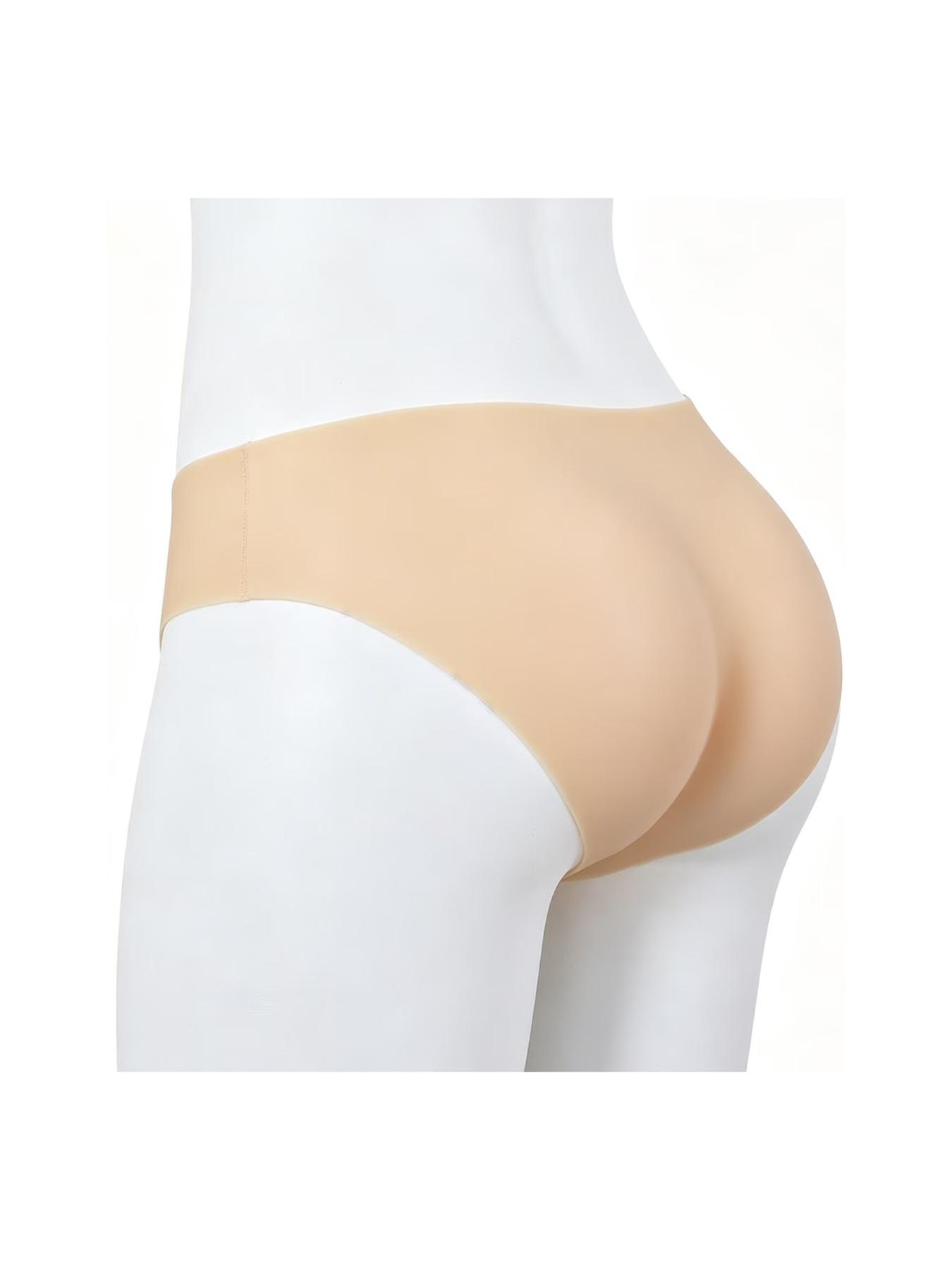 Womens No Seam Silicone Butt Lifting Panties Body Shaper Thickened Hip Enhancer for S Shape Body Confidence