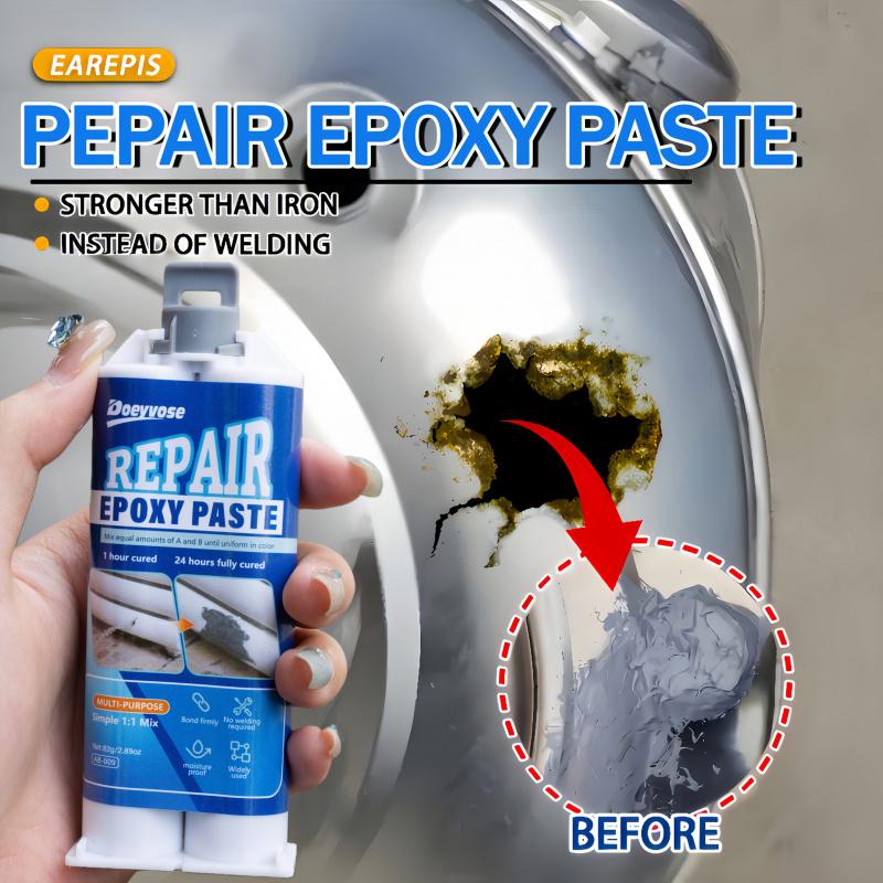 Automotive Adhesives - Epoxy Paste for Repairs - Suitable for Metal And Plastic, Providing a Strong Bond for Car Door Panels And Household Plastic Items